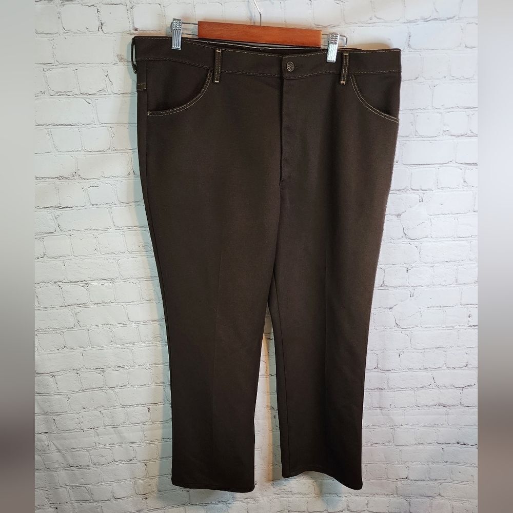 Men's Farah 100% polyester pants, size 38
